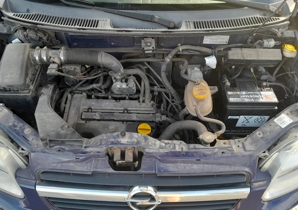 Opel Agila cena 4800 przebieg: 139400, rok produkcji 2004 z Łódź małe 56